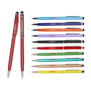 बिजनेस के लिए कस्टम लोगो के साथ BECOL हॉट सेलिंग मल्टी-कलर्स मेटल स्टाइलस ट्विस्ट बॉल पेन स्लिम मैटेलिक पेन होटल बॉलपॉइंट पेन - Product Image 1
