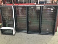 Fenêtres à persiennes en aluminium réglables pour l'intérieur résidentiel, prix de gros AMJ, fenêtres à persiennes en verre pour la salle de bain, pour la maison