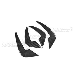 4 pièces Ailerons latéraux de pare-chocs avant en fibre de carbone sèche pour BMW Série 2 F87 M2 2016-2020, kit carrosserie Canard Splitter - Product Image 4