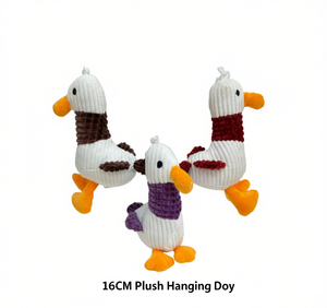 Juguete de pato colgante de felpa de 16 cm, animal de peluche suave para bebés, juguete unisex para aliviar el estrés para niños - Product Image 1