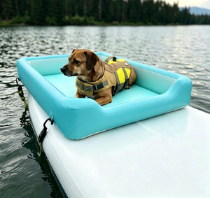 Plataforma Flotante Inflable Ligera para Mascotas, Plataforma de Agua Segura para Perros, para Tabla de Paddle, <span class=keywords><strong>Kayak</strong></span>, Bote, Lago, Natación - Product Image 2