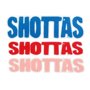 Tùy Chỉnh Bóng Chày Lông Cừu Áo Khoác Vá Thêu Chenille Thư Biểu Tượng Vá - Product Image 6