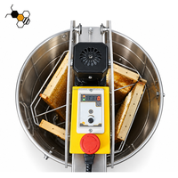 Extracteur de miel électrique commercial à 4 cadres, centrifugeuse à double roulement anti-vibration pour apiculteurs