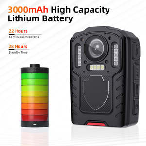 Nouvelle caméra portable 4K avec écran de 2 pouces, caméra embarquée pour la sécurité, enregistreur vidéo portable, vision nocturne infrarouge - Product Image 5