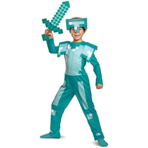 Disfraz de cosplay de <span class=keywords><strong>Minecraft</strong></span> Edición Clásica con Armadura de Diamante para Niños, Unisex, Sintético, para Juego de Rol Transfronterizo - Product Image 4
