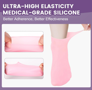 Chaussettes hydratantes en gros pour les pieds, traitement des talons fendillés et protection des chevilles - Product Image 6