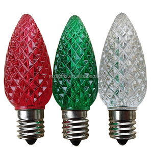 Chất lượng tốt nhất thương mại giáng sinh ánh sáng C9 <span class=keywords><strong>LED</strong></span> bóng đèn lạnh trắng cho kỳ nghỉ ngoài trời chiếu sáng E17 ổ cắm ráp dây - Product Image 1