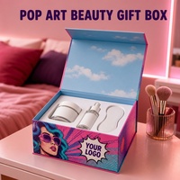 Boîte cadeau rigide personnalisée pour cosmétiques et soins de la peau, fermeture magnétique, pliable, impression mate CMYK, vente en gros, usine