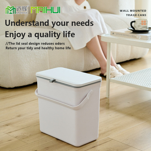 Cestino per Rifiuti da Cucina in Plastica da 12L, Pieghevole ed Ecologico, per Casa, Ufficio, Bagno, Camera da Letto, Auto - Product Image 2