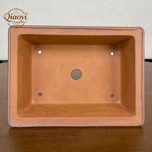 Maceta artística Yixing de barro horneado al horno para suelo de bonsái Rectangular, herramienta de jardinería moderna para interiores para plantar plantas - Product Image 5