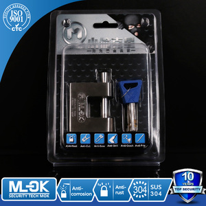 MOK en acier inoxydable 3 même clé haute sécurité <span class=keywords><strong>cadenas</strong></span> à combinaison pour conteneur - Product Image 3