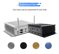Mini PC Industrial EGLOBAL sin Ventilador, Intel Core I5-4200U/I7-4500U, Sistema Operativo Win7/Win8/Win10/Linux, DDR3 Máx. 8G, SSD MSATA