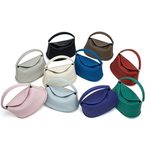 Bolsos <span class=keywords><strong>de</strong></span> Mujer <span class=keywords><strong>de</strong></span> Cuero Genuino, Bolso <span class=keywords><strong>de</strong></span> Mano con Textura Granulada, Bolso Pequeño <span class=keywords><strong>de</strong></span> Hombro con Parte Superior Curva, Uso Diario, Proveedor <span class=keywords><strong>de</strong></span> Fábrica OEM/ODM - Product Image 3