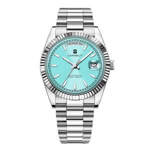 Stile di lusso <span class=keywords><strong>orologio</strong></span> d'<span class=keywords><strong>oro</strong></span> compatibile con il giorno di visualizzazione movimento automatico Design elegante a prezzi accessibili per gli uomini e le donne - Product Image 2