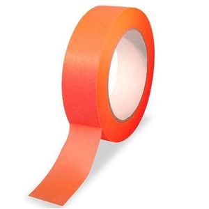 Cinta Adhesiva Washi Multicapa para Protección y Enmascaramiento, Recubrimientos a Base de Agua, Color Naranja, 1 Rollo - Product Image 4