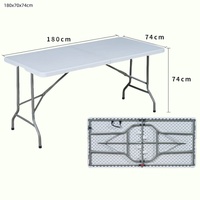 Table d'étude pliable, table basse et chaise pliantes d'extérieur pour événements, ensemble table et chaises pliantes de salle à manger d'extérieur