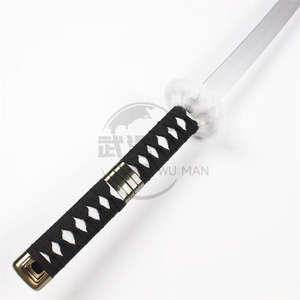 <span class=keywords><strong>Katana</strong></span> Trafalgar Law Kikoku Nichirin de 104 cm, épée d'anime en bois non affûtée avec fourreau imprimé croix pour Comic Con - Product Image 3
