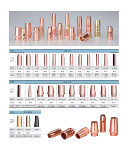 Accessoires de torche de soudage MIG, buse série européenne pour 15AK 24KD 25AK 36KD, laiton pur à 99,99% - Product Image 4