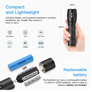 Impermeable luz de la <span class=keywords><strong>antorcha</strong></span> para La defensiva T6 táctico <span class=keywords><strong>militar</strong></span> USB linternas Led <span class=keywords><strong>linterna</strong></span> - Product Image 4