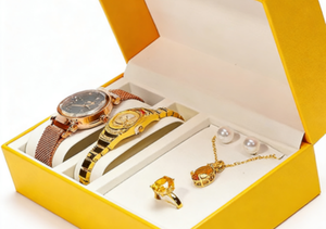 Boîte de rangement rectangulaire de protection pour montres, colliers et bagues – Coffret cadeau pour bijoux et montres – Offre spéciale - Product Image 4