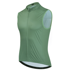 Logo personnalisé équipe club léger <span class=keywords><strong>hiver</strong></span> thermique polaire vêtements de <span class=keywords><strong>cyclisme</strong></span> en plein air coupe-vent sans manches hauts gilets col chaud - Product Image 6
