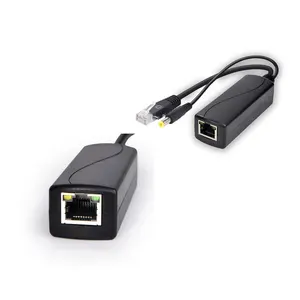 Type C Connector Poe Splitter Ethernet 10/100m 48v To 12v