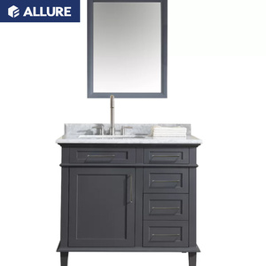 Allure di vimini 30 inch salon tabella di preparazione del dissipatore di calore blu hotel motel armadi <span class=keywords><strong>bagno</strong></span> vanità in malesia - Product Image 1
