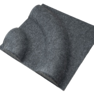 Dalles acoustiques de plafond en feutre PET 3D à faible teneur en COV, isolation phonique, panneaux muraux acoustiques en fibre de polyester moulée 3D - Product Image 1
