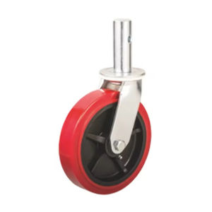 Roulettes de chantier avec frein, vente directe d'usine, qualité supérieure, roulettes industrielles en PU+PP - Product Image 1