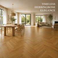 Parquet en bois multicouche 600x92mm en chevrons d'orme, planches de parquet antibactériennes ENF écologiques
