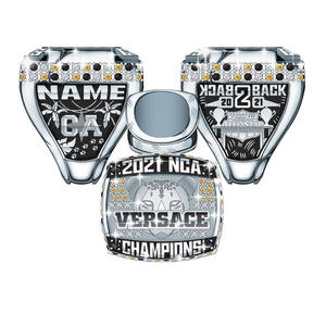 Anneaux de championnat de sport pour jeunes personnalisés pour le basket-ball Softball Baseball et Football Bague de champions plaquée or pour les mariages - Product Image 3