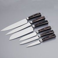 Couteau à trancher damas de luxe de qualité supérieure de 8 pouces lame de 67 couches pour la coupe de cuisine Style de conception orientale pour les restaurants