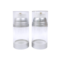Botellas de Loción con Bomba de Vacío Transparentes de Varios Tamaños, Recipientes Reutilizables para Líquidos de Cuidado de la Piel, Ideales para Viajes