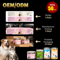 Aliments pour animaux de compagnie lyophilisés en gros OEM ODM : Mélange de foie de canard et jaune d'œuf lyophilisé, et collations lyophilisées de poulet pour chats et chiens
