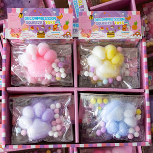 Juguetes Antiestrés de TPR con Forma de Pata de Gato, Mini Mochi, de Rebote Lento, para Niños - Product Image 5