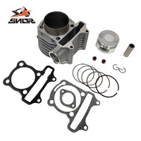 Kit de Cilindro de Motor de Motocicleta SNOR para Italika Ds150 Ws150 Gs150, Cilindro y Pistón