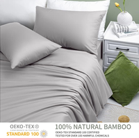 Parure de lit en bambou 100% naturel 300TC – Draps de lit en gros