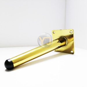 Gold Metal Furniture <b>Legs</b> 150mm Heavy Duty Cabinet Support Modern Design - Product Image 1