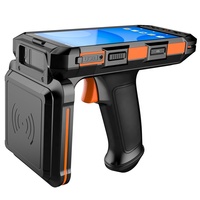 IP67 Android 13 Escáner de código de barras PDA resistente móvil de mano industrial a prueba de agua con RFID UHF LF NFC
