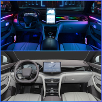 Éclairage d'ambiance multi-zones TMPRO pour BYD Song PLUS 2021-2025, incluant éclairage de l'espace pour les pieds, des panneaux de porte et de la console centrale