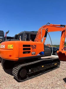 Used Hitachi ZX120-5 Hydraulic Crawler Excavator EPA Compliant Compact Digger for <b>Construction</b> Export - Product Image 1