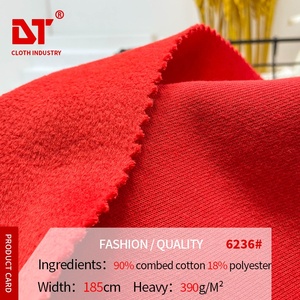 <span class=keywords><strong>100</strong></span> tela de punto de rizo francés de algodón orgánico certificado al por mayor tela de rizo cepillado - Product Image 2