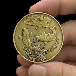<span class=keywords><strong>Moneda</strong></span> de Aleación de Zinc Estampada Moderna de Alta Calidad, Grabada, Chapada <span class=keywords><strong>en</strong></span> <span class=keywords><strong>Oro</strong></span>, con Logotipo Personalizado, Borde Pulido, Artesanía Premium, con Color Personalizado - Product Image 2