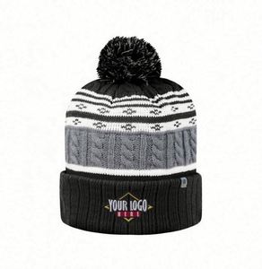 Gorro de Invierno de Punto Personalizado con Bordado, Gorra de Moda Suave con Logotipo Personalizado - Product Image 3