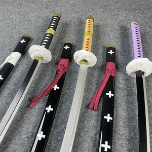 Spada per Cosplay, Spada Giocattolo Artificiale <span class=keywords><strong>Anime</strong></span> con Lama Affilata in Bambù - Product Image 3