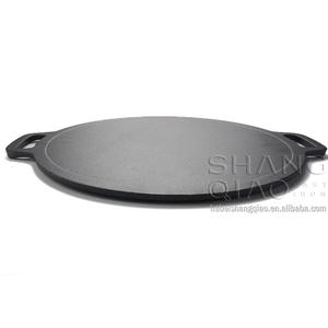 13-Inch Cast Iron Roti Tawa Double Handled Cast Iron Crepe <strong>Pan</strong> for Dosa and Tortillas - Product Image 6