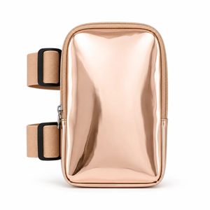 Bolso de Pierna Holográfico Brillante de PU para Mujer, Riñonera Deportiva de Moda con Doble Correa Ajustable - Product Image 2