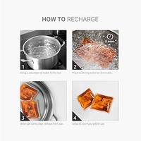 Chauffe-mains en gel réutilisable à forme personnalisée, activé par un clic, chaleur instantanée pour le confort hivernal et le soulagement de la douleur en physiothérapie