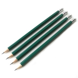 Classical Green Color Design Black HB Lead Custom Your Logo Promotional Office School Using Cheap Bulk Wooden <strong>Pencils</strong> - Product Image 5