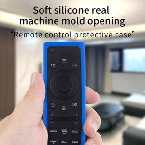Funda de Silicona para <span class=keywords><strong>Control</strong></span> <span class=keywords><strong>Remoto</strong></span> <span class=keywords><strong>Samsung</strong></span> G2500, Protector de <span class=keywords><strong>Control</strong></span> <span class=keywords><strong>Remoto</strong></span> para Smart TV, Antideslizante, Resistente a Golpes, con Brillo Nocturno, Personalizada - Product Image 2